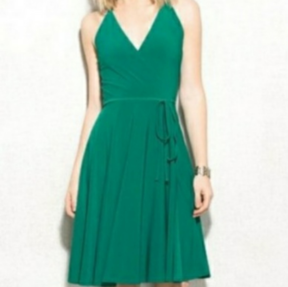 Ashley Graham Beyond Faux Wrap Clover Bridesmaids/Party Dress